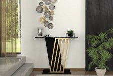 Konzolový stolek GIOS černá/marble