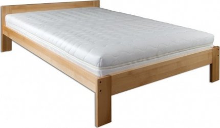 Masivní postel KL-194, 140x200, dřevo buk, výběr moření
