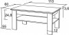 Konferenční stolek Leonardo K158