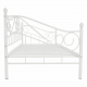 Kovová postel DAINA 90x200, bílá