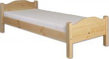 Masivní postel KL-128, 90x200, borovice, výběr moření