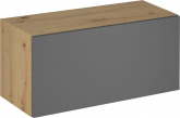 Horní kuchyňská skříňka LANGEN G80K výklopná, dub artisan/šedý mat