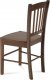 Dřevěná jídelní židle AUC-005 WAL, ořech