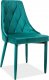 Designová jídelní židle TRIX VELVET zelená