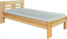 Masivní postel KL-160, 80x200, dřevo buk, výběr moření