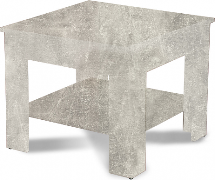 ARTUR -  konferenční stolek 67 X 67 (LAWA) - lamino - BETON SVĚTLÝ - (WB-U) (K150)