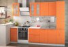 Spodní kuchyňská skříňka TECHNO 50DZ dřezová, 1-dveřová, bk/oranžová metalic