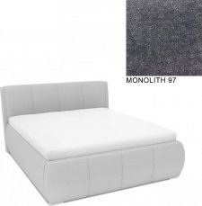 Čalouněná postel AVA EAMON UP 180x200, s úložným prostorem, MONOLITH 97