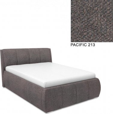 Čalouněná postel AVA EAMON UP 160x200, s úložným prostorem, PACIFIC 213