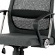 Kancelářská židle KA-Z206 GREY, šedá