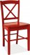 Dřevěná jídelní židle CD-56 červená