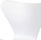Plastová jídelní židle CT-742 WT, bílá plast/natural