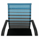 Zasedací židle, modrá/černá, ESIN