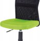 Dětská židle KA-2325 GRN, zelená mesh, síťovina černá/černý plast