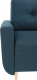 Rozkládací pohovka DOREL s úložným prostorem, modrá