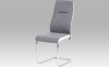 Jídelní židle HC-238 GRW2 šedá látka / bílá koženka