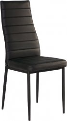 H-261 C židle  kov černý / Eco černá (H261C) ( DAMAR ) (S) (K150-E)