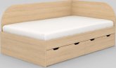 Dětská postel REA GARY 120x200 s úložným prostorem, pravá, VICENZA