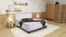 Čalouněná postel SARAY s úložným prostorem a volně loženou matrací