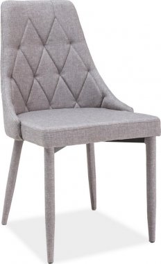 Designová jídelní židle TRIX šedá