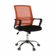 Kancelářská židle APOLO NEW, síťovina oranžová/látka čená