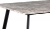 Jídelní stůl MDT-2100 BET, beton/černý kov