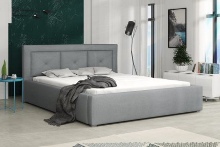 Čalouněná postel MIRABEL PLUS 200x200, výběr látek