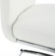 Jídelní židle, ekokůže bílá / kov, VESATA TYP 3