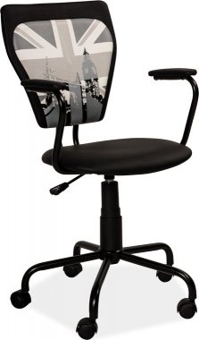 Kancelářská židle Q-135 černá