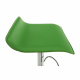 Barová židle LARIA NEW, chrom/zelená