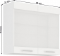 Horní kuchyňská skříňka SPLIT 80 GS-72 2F, bílá/sklo