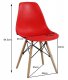 Plastová jídelní židle MODENA II červená