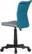 Kancelářská židle KA-N837 BLUE, látka - mix barev, výškově nastavitelná