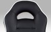Barová židle AUB-606 BK, černá koženka / chrom 