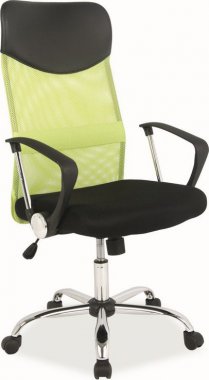 Kancelářská židle Q-025 zelená/černá