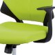 Dětská židle KA-R204 GRN, zelenožlutá látka/černý plast