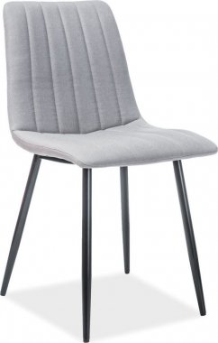 Jídelní židle ALAN šedá/černá