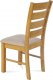 Jídelní židle WDC-181 OAK2, barva dub / potah béžový