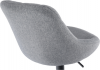 Barová židle TERKAN, šedá/černý kov