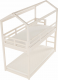 Patrová postel ZEFIRE montessori 90x200, bílá