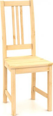 Dřevěná jídelní židle ZINA B164, masiv borovice