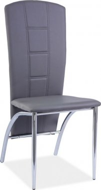 Jídelní čalouněná židle H-120 šedá