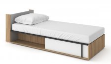 Dětská postel VENIDI 15L, 90x200 s úložným prostorem, levá