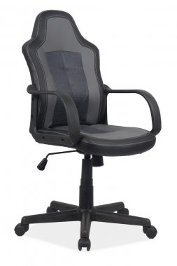 Kancelářská židle CRUZ černá/šedá