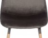 Jídelní židle CT-622 GREY4, šedá sametová látka/kov