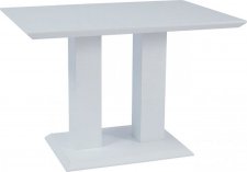 TOWER  jídelní stůl  bílá vysoký lesk MDF (TOWERBB=2balíky) - kolekce  (S) (K150-E)