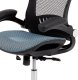 Kancelářská židle KA-A185 BLUE, modrá