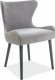 Jídelní čalouněná židle PASSO šedá/grafit