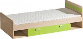Dětská postel LIMO L13 s úložným prostorem zelená