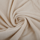 TEMPO-KONDELA ASTANA, plyšová deka s bambulkami, světle béžová, 150x200 cm